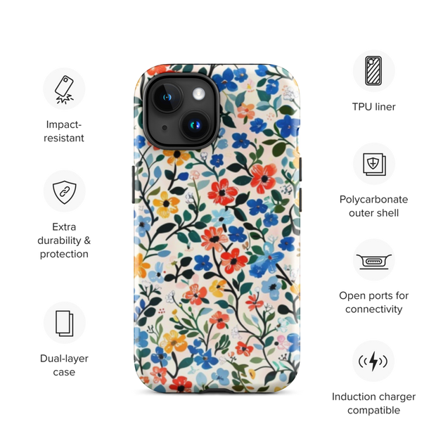 The House Office iPhone® Tough Case - Blossom Vibe