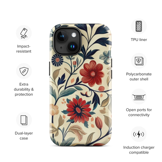 The House Office iPhone® Tough Case - Botanical Charm - The House Office