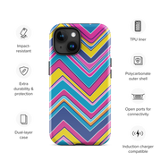 The House Office iPhone® Tough Case - Moda Stripe - The House Office