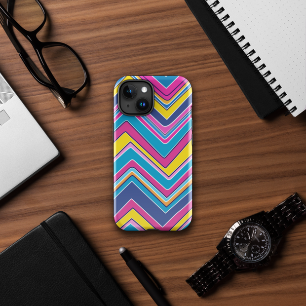 The House Office iPhone® Tough Case - Moda Stripe - The House Office