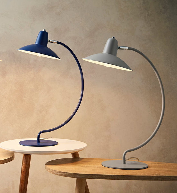 Grey Charlie Desk Lamp - The House Office