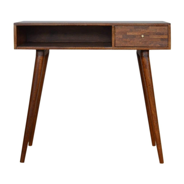 Contemporary writing desk with on sale drawers