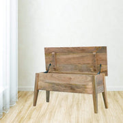 Satna Solid Wood Storage Bench - The House Office