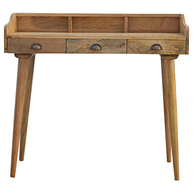 Nyborg Backed Writing Desk with 3 Drawers - The House Office