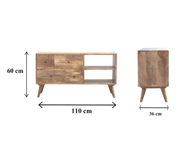 Nyborg Multi Drawer Media Unit - The House Office