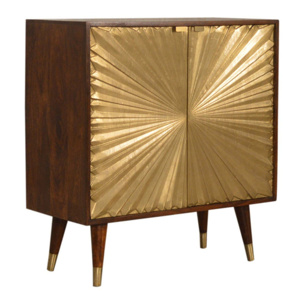 Manilla Gold Cabinet - The House Office