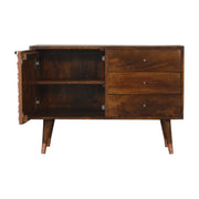 Manilla Copper Cabinet with Drawers - The House Office