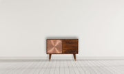 Manilla Copper Cabinet with Drawers - The House Office