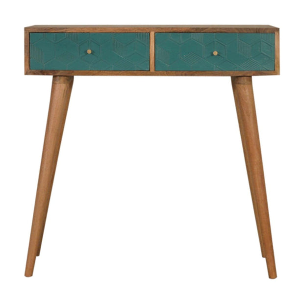 Acadia Teal Console Table - The House Office