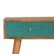 Acadia Teal Console Table - The House Office