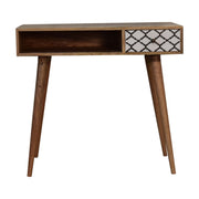 Moroccan Style Screen Printed Writing Desk - The House Office