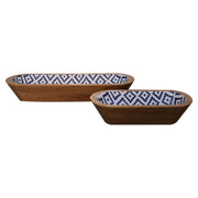 Aztec Oblong Bowl Set of 2 - The House Office