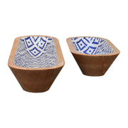 Aztec Oblong Bowl Set of 2 - The House Office