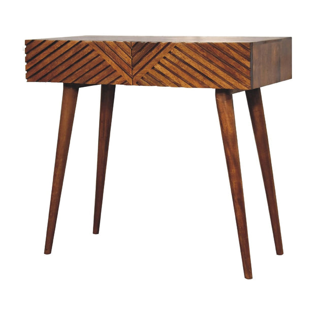 Chestnut Lille Console Table - The House Office