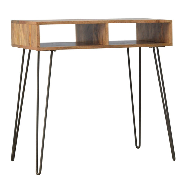 Jern Classic Writing Desk with Open Drawers and Stool - The House Office