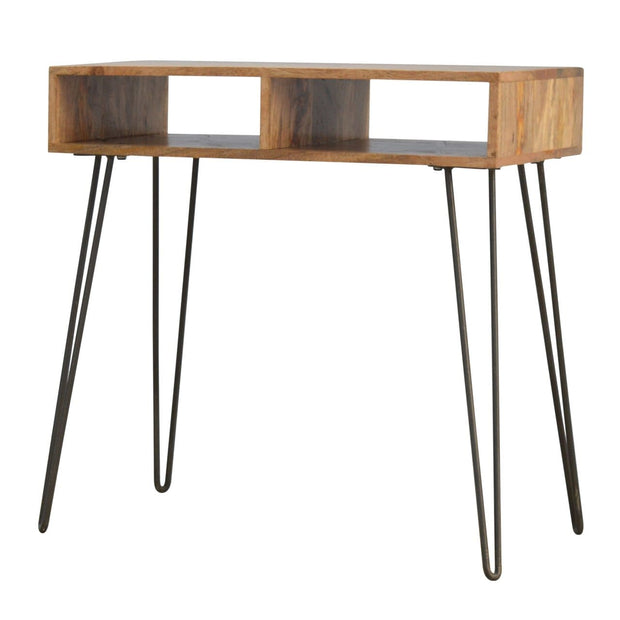 Jern Classic Writing Desk with Open Drawers and Stool - The House Office