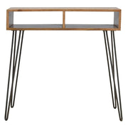 Jern Classic Writing Desk with Open Drawers and Stool - The House Office