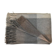 Small Selin Grey Woollen Throw - The House Office