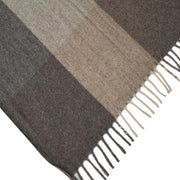 Small Selin Grey Woollen Throw - The House Office
