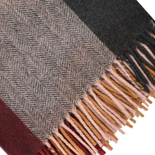 Large Selin Multi Woollen Throw - The House Office