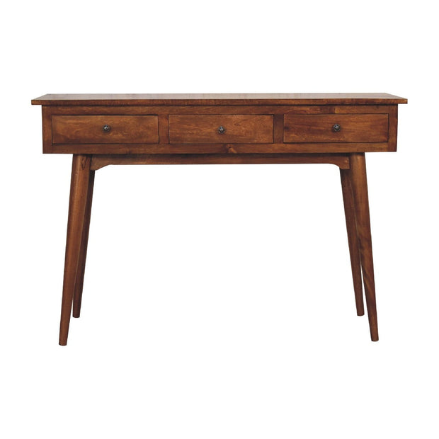 Large Chestnut Hallway Console Table - The House Office