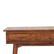 Large Chestnut Hallway Console Table - The House Office