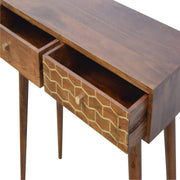 Guld Art Console Table - The House Office