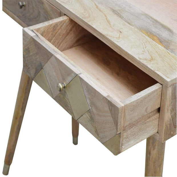 Messing Inlay Console Table - The House Office