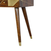 Guld Geometric Console Table - The House Office