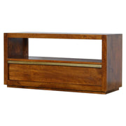 Kastan Media Unit with Gold Bar - The House Office