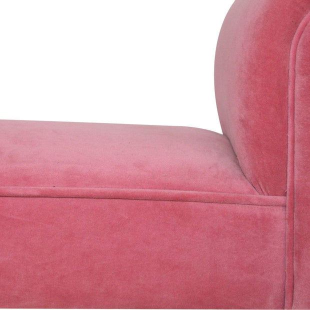 Pink Velvet Bench - The House Office