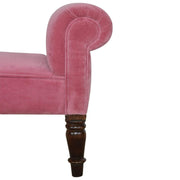 Pink Velvet Bench - The House Office