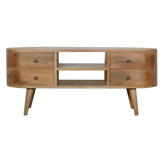 Mandal Rounded Media Unit - The House Office