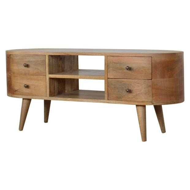 Mandal Rounded Media Unit - The House Office