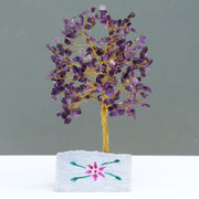 Amethyst Bonsai Money Tree Desk Accessory - The House Office