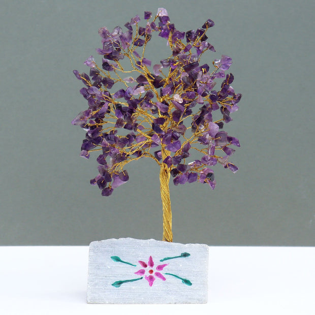 Amethyst Bonsai Money Tree Desk Accessory - The House Office