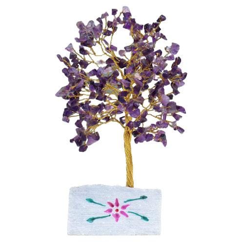 Amethyst Bonsai Money Tree Desk Accessory - The House Office