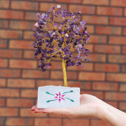 Amethyst Bonsai Money Tree Desk Accessory - The House Office