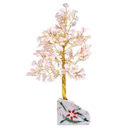 Rose Quartz Bonsai Money Tree Desk Accessory - The House Office