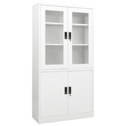 Steel Office Cabinet 90 x 40 x 180cm - The House Office